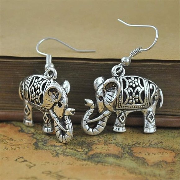 Free People Jewelry - Free People Elephants Silver Earrings